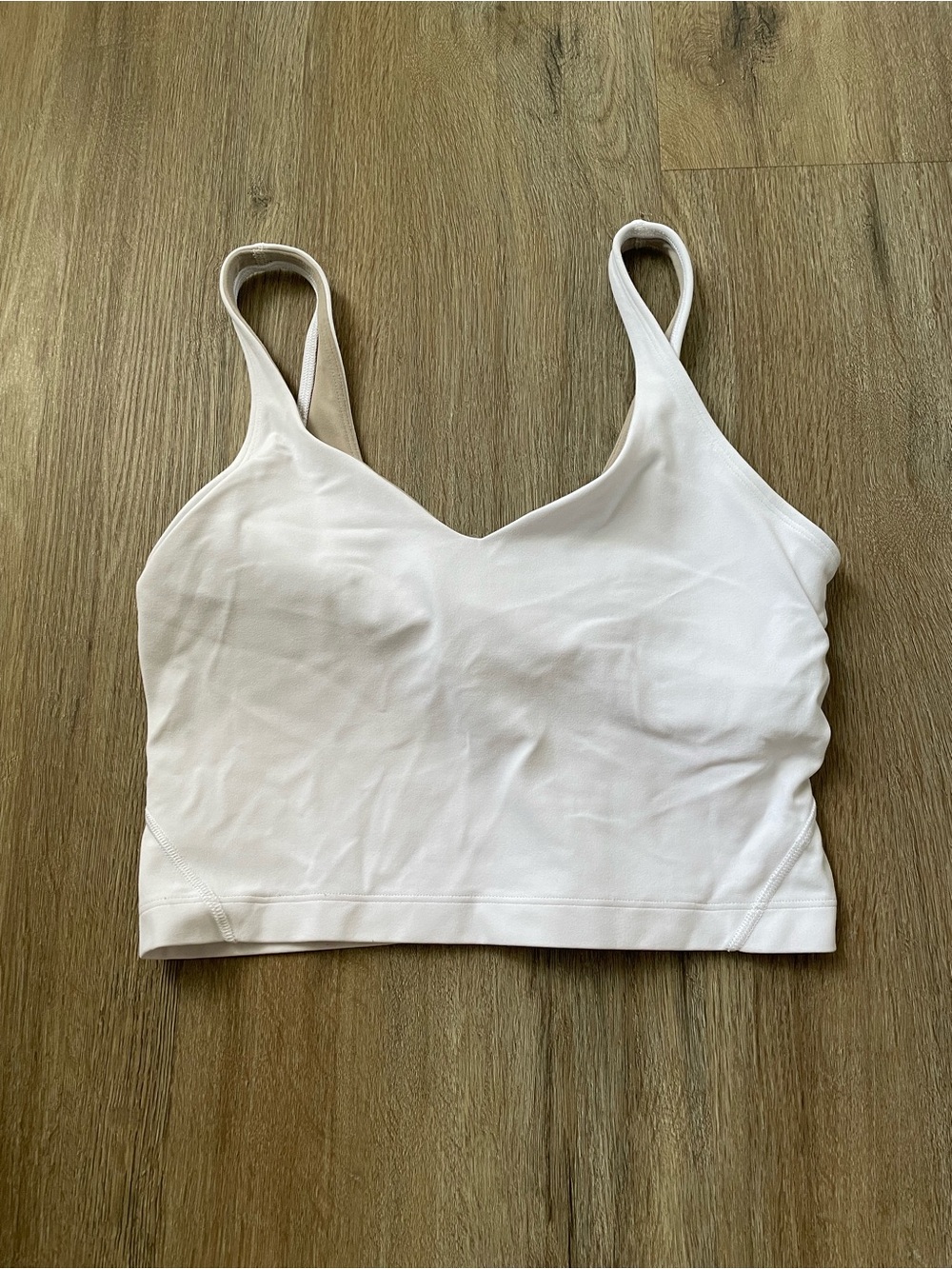 lululemon athletica White Tank Top Brami-style